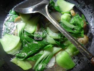Boiled Taro with Green Vegetables recipe