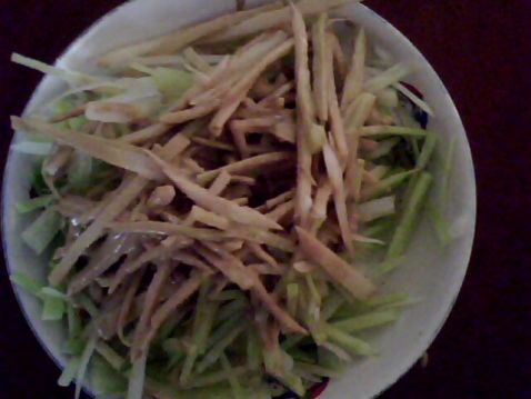Sesame Sauce and Radish recipe