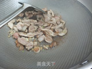 Stir-fried Pork with Fresh Mushrooms recipe