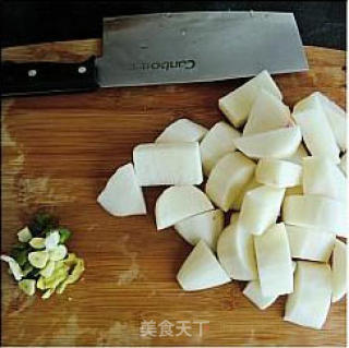 Abalone Sauce and Radish recipe