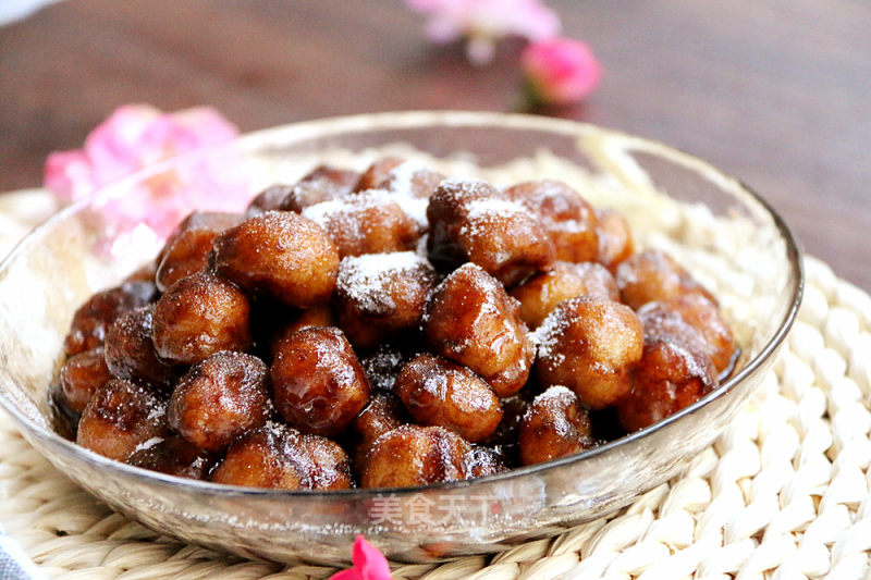 Chinese Dessert Brown Sugar Glutinous Rice Balls recipe