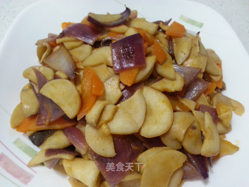 Fried Pleurotus Eryngii recipe