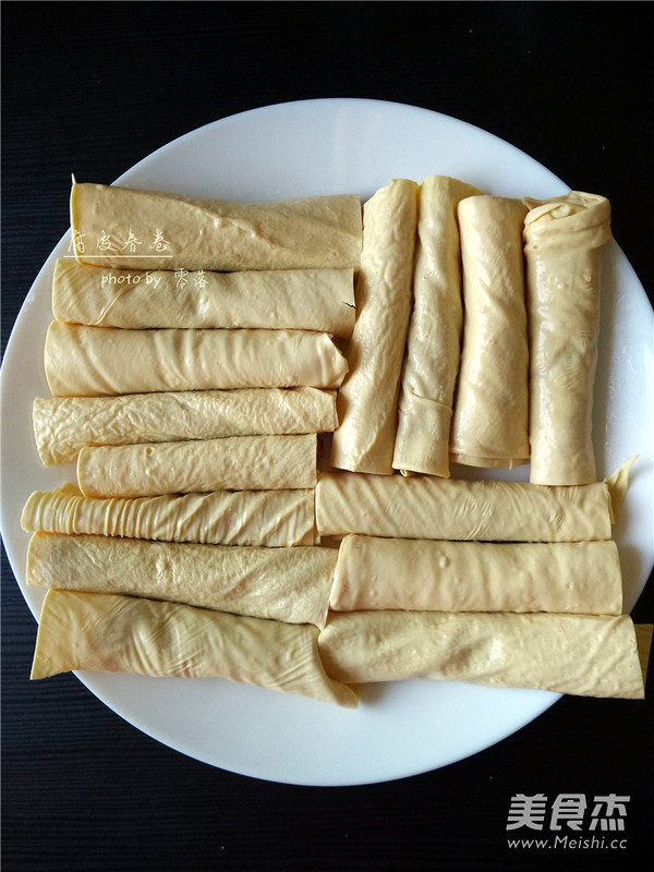 Beancurd Spring Rolls recipe