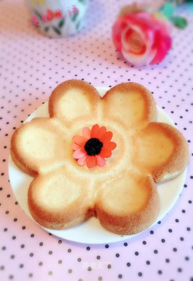 Flower Chiffon Cake recipe