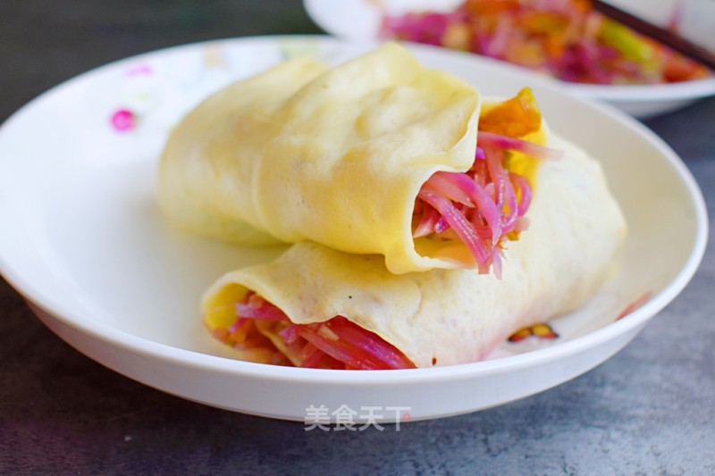 Shredded Potato Burrito recipe