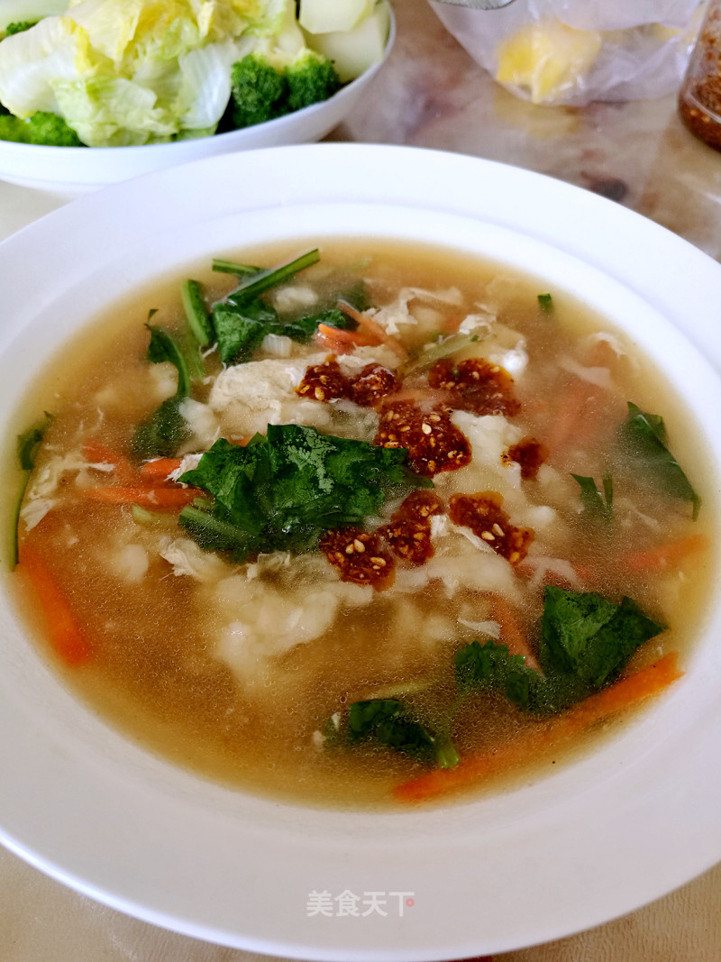 #春食野菜香#dandelion Pimple Soup recipe
