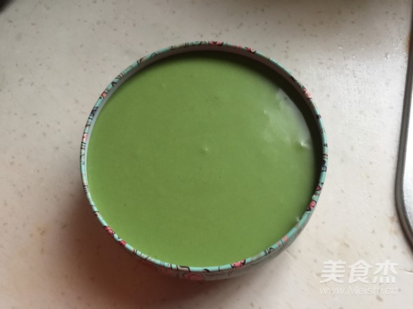 Matcha Red Bean White Chocolate Mousse recipe