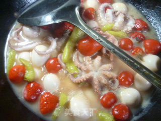 Pickled Peppers and Quail Eggs recipe