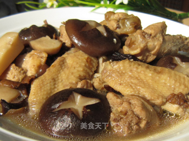 [winter Healthy Vegetables] Chicken Stewed with Mushrooms recipe