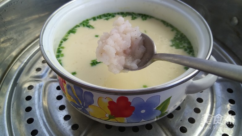 Steamed Eggs with Krill recipe