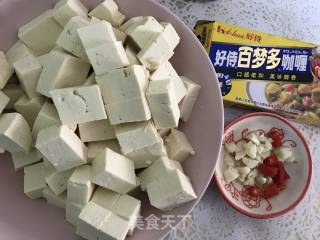 Appetizer-curry Tofu recipe