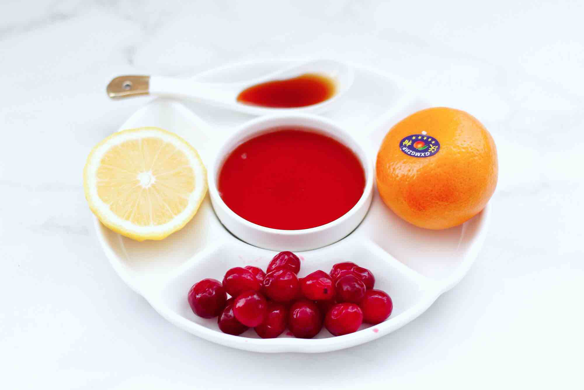 Orange Cranberry Honey Iced Drink recipe