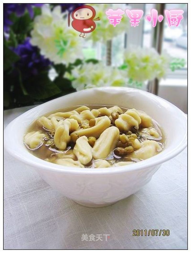 Mung Bean Soup Cat Ears recipe