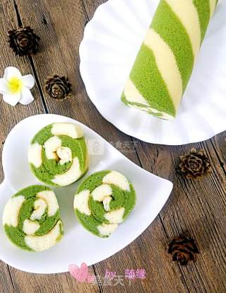 Two-tone Towel Cake Roll recipe