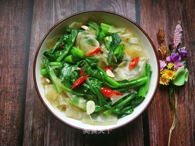 Cabbage Core Braised Vermicelli recipe