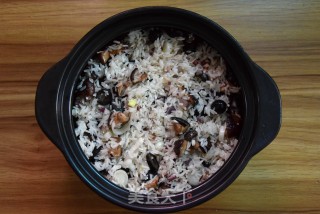 Baked Rice with Mushrooms and Olives recipe