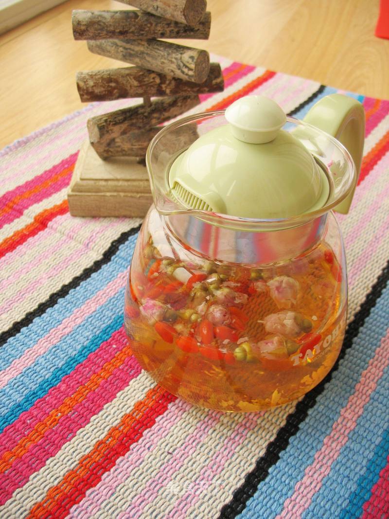 Rose, Wolfberry and Astragalus Tea-a Pot of Tea in The Afternoon, A Woman Will Please Herself. recipe