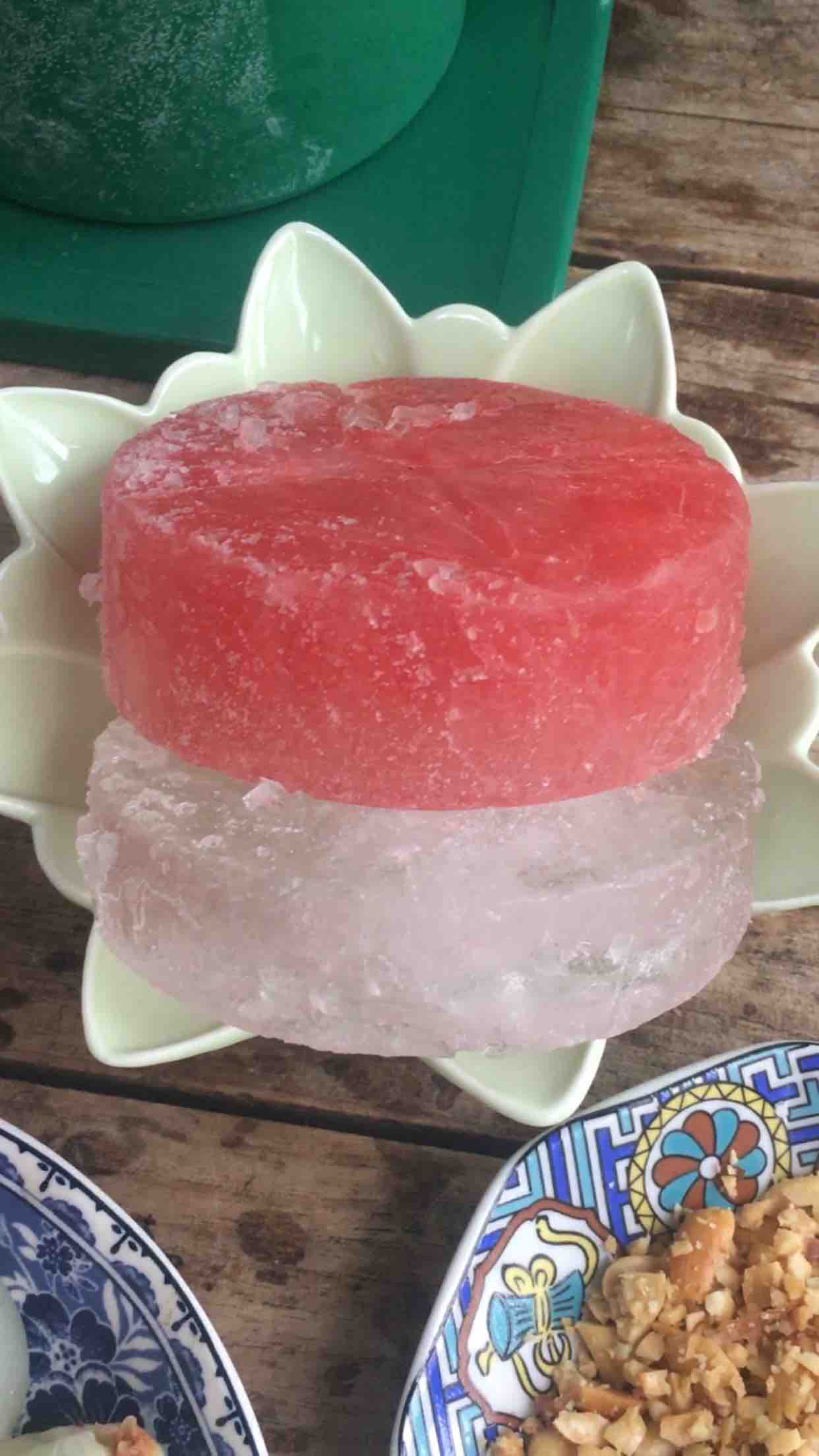 Yogurt Lychee Watermelon Ice recipe