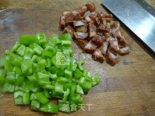 Stir-fried Dried Radish with Hot Pepper and Spicy Sausage recipe