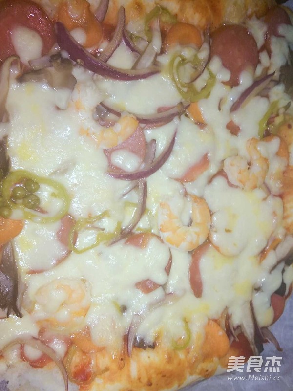 Ham and Prawn Pizza recipe