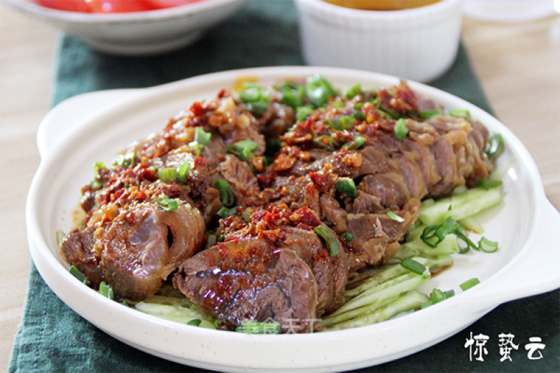 A Plate of Marinated Beef recipe