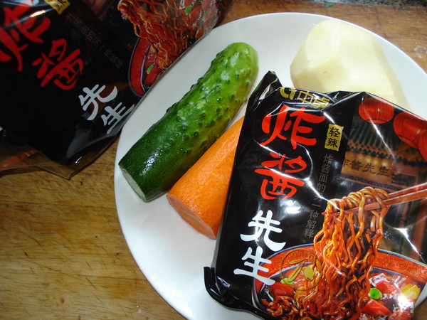 Cold Instant Noodles#中卓炸酱面# recipe