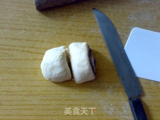 Purple Sweet Potato Bread Roll recipe