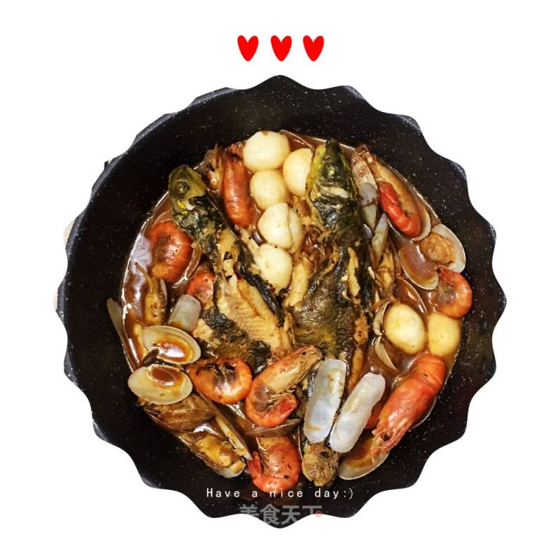 One Pot Stew with Fresh Seafood recipe
