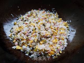 Fried Rice with Bacon and Sauerkraut and Egg recipe