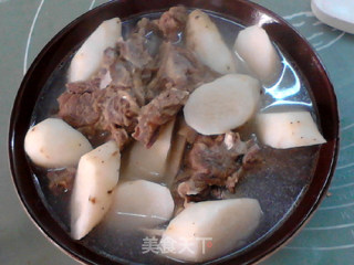 #妈妈的味# Stewed Yam Beef Bone Soup recipe