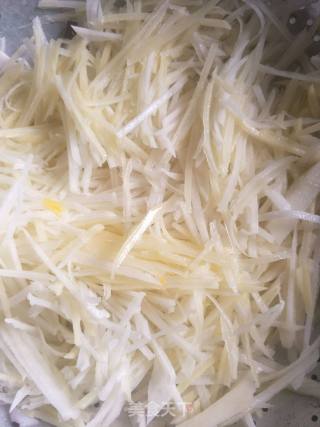 Dried Flat Potato Shreds recipe