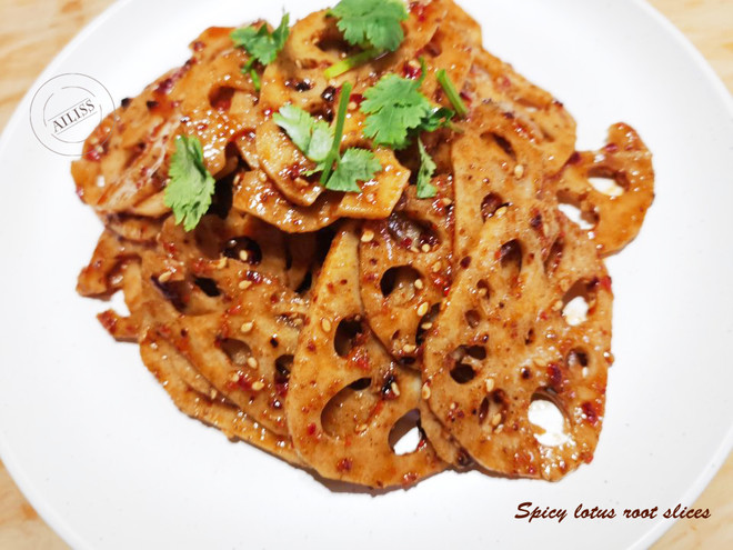 Spicy Appetizer Super Delicious Cold and Spicy Lotus Root Slices!