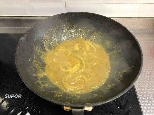 Curry Crawfish Rice recipe
