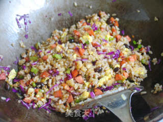 Laoganma Purple Cabbage Fried Rice recipe