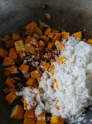 Steamed Pumpkin Rice recipe