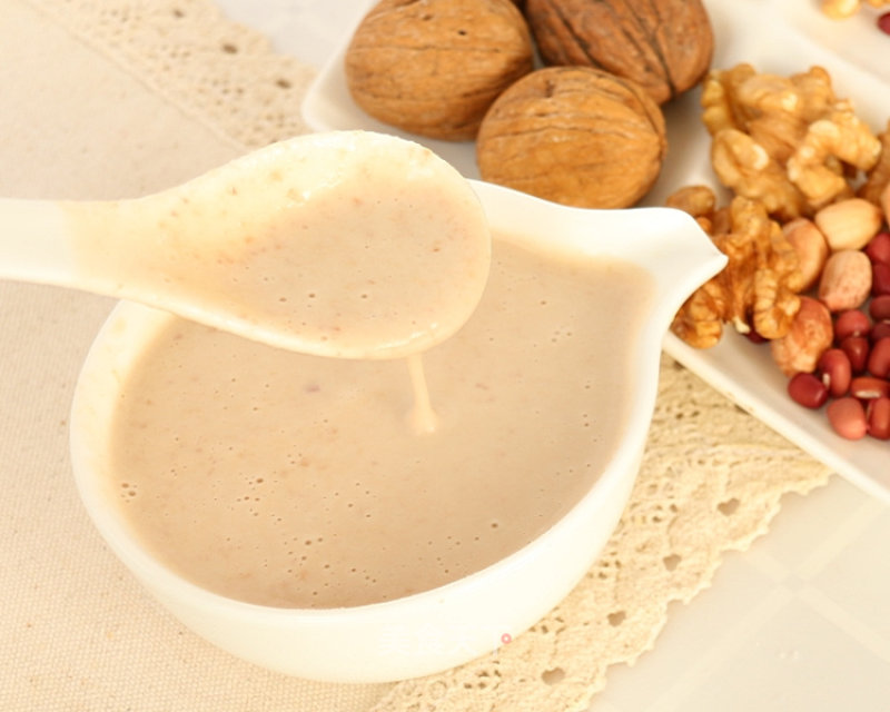 A Delicious Summer Drink-walnut Red Bean Rice Cereal recipe