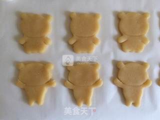 #aca烤明星大赛# Rilakkuma Cup Yuanzi/hug Almond Biscuits recipe