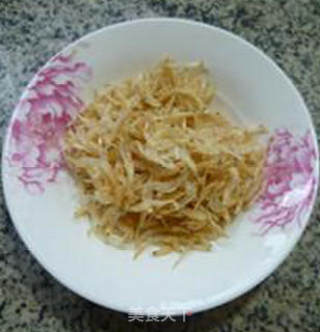 Stir-fried Shredded Carrot with Shrimp Skin Thousands recipe