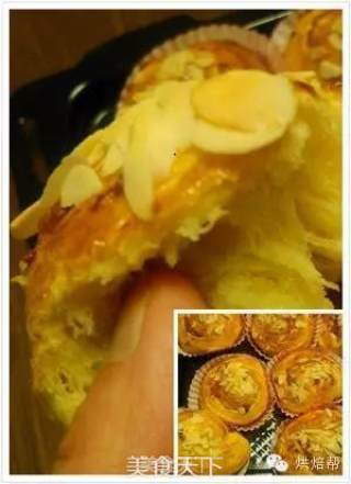 Pork Floss Almond Sliced Bread recipe