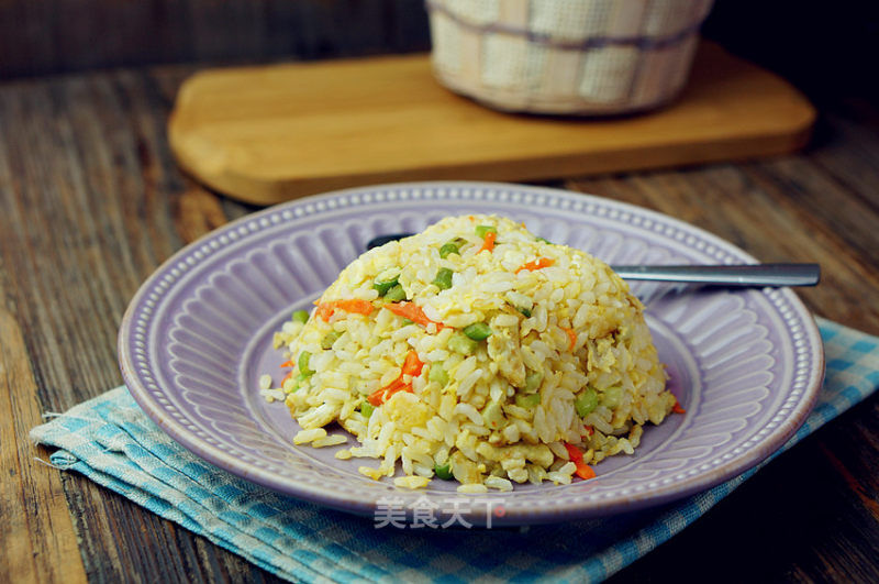 Garlic Egg Fried Rice recipe
