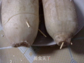 Brown Sugar Glutinous Rice Lotus Root recipe