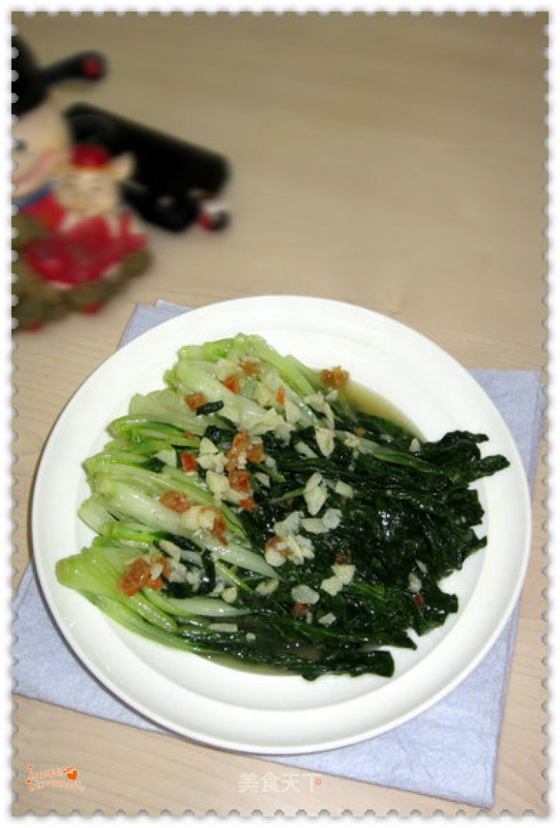 Stir-fried Chinese Cabbage with Garlic Shrimp Sauce recipe