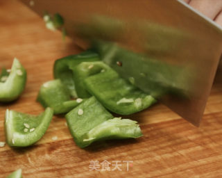Stir-fried Green Pepper with Sliced Pork recipe