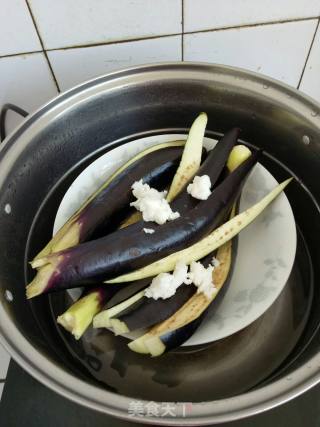 Steamed Eggplant with Cold Sauce recipe