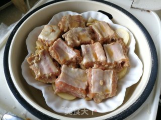 [no Meat But No Joy] ~ Potato Steamed Pork Ribs recipe