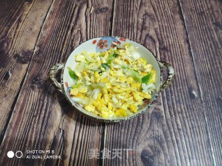 Scrambled Eggs with Green Onions recipe