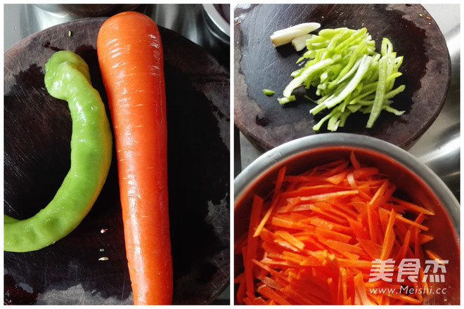 Stir-fried Carrots with Red Miso recipe