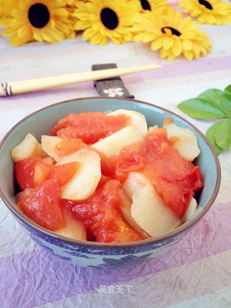Tomato Stewed Yam recipe