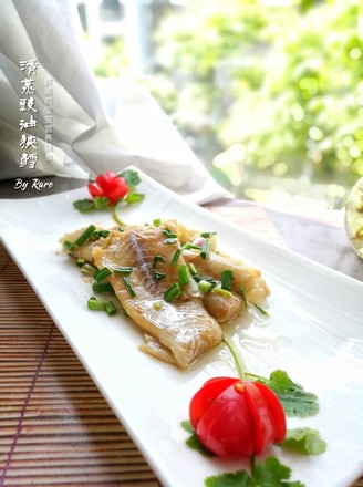 Steamed Pollock in Soy Sauce