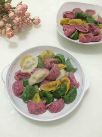 Colorful Dumplings recipe